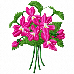 Flowers And Tree Embroidery Design 4 Flowers And Tree Embroidery Design 4